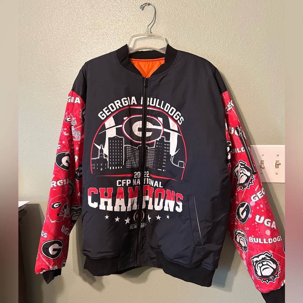 NW Georgia Bulldogs 2022 National Championship Jacket w/players names on it back